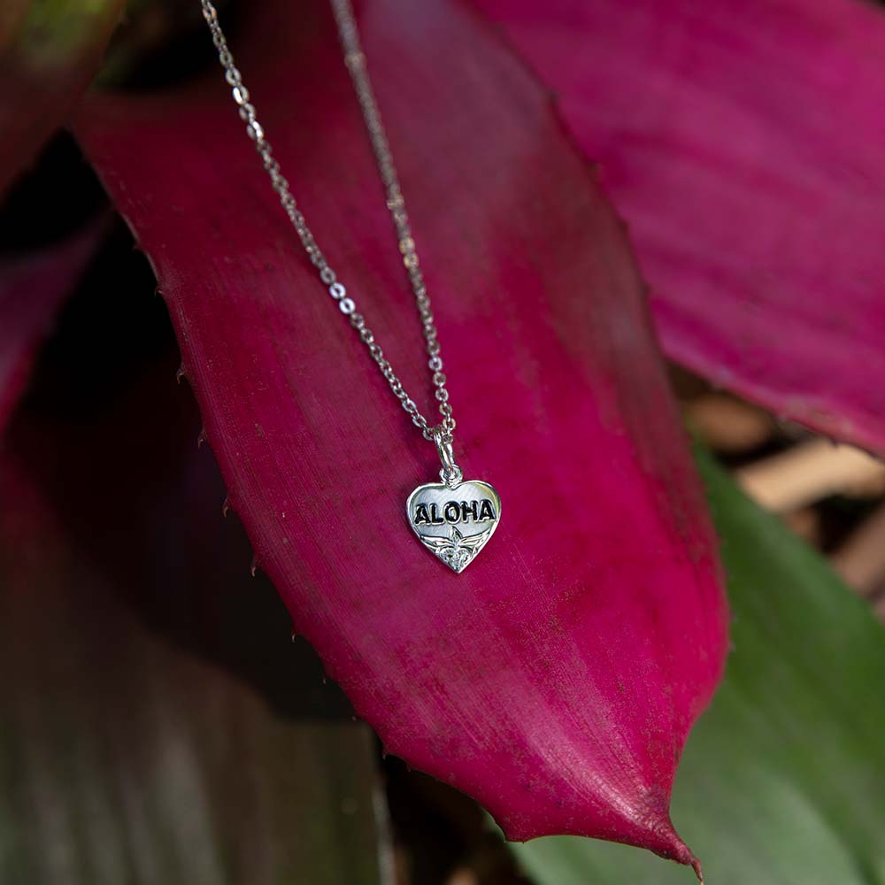 Aloha sale heart pendant